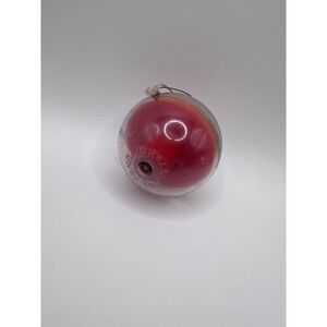 Vintage Knots Inc Yo Ball Plastic Yo-Yo Made In USA Orange + Red 1970s Toy Works